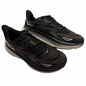 Hoka Clifton 9 White Black Men 9.5 Sneakers Athletic Activewear Running Shoes